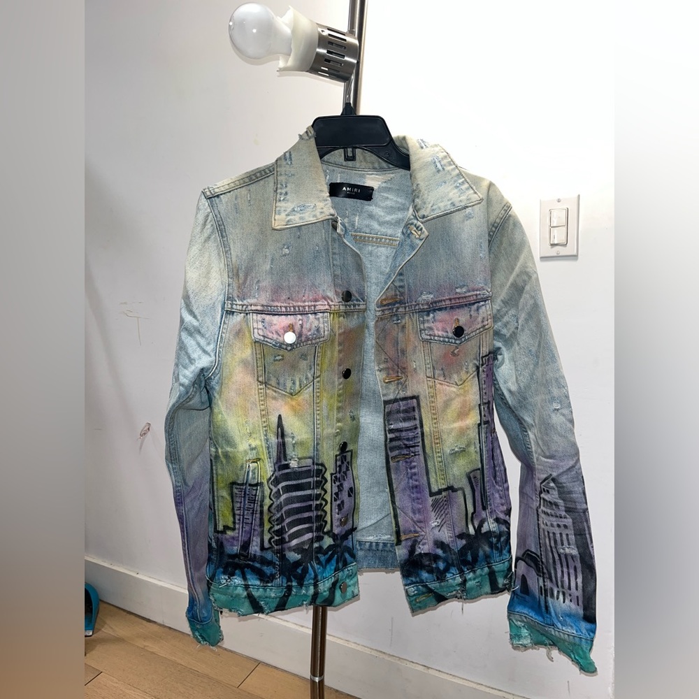 AMIRI ‘Hollywood’ JEAN JACKET SIZE MEDIUM EXCELLENT CONDITION